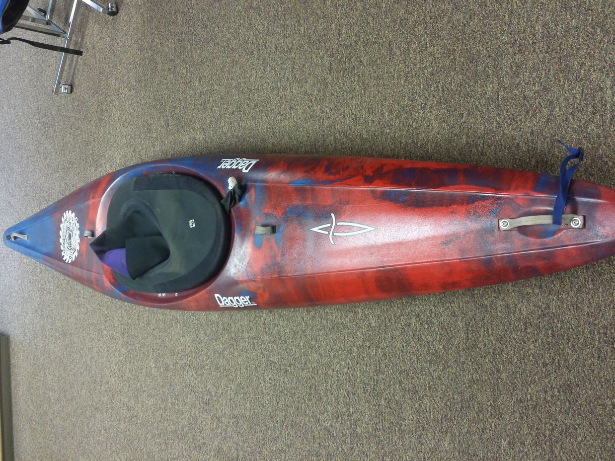 Dagger Outburst Whitewater Kayak lightly used with float bags and
