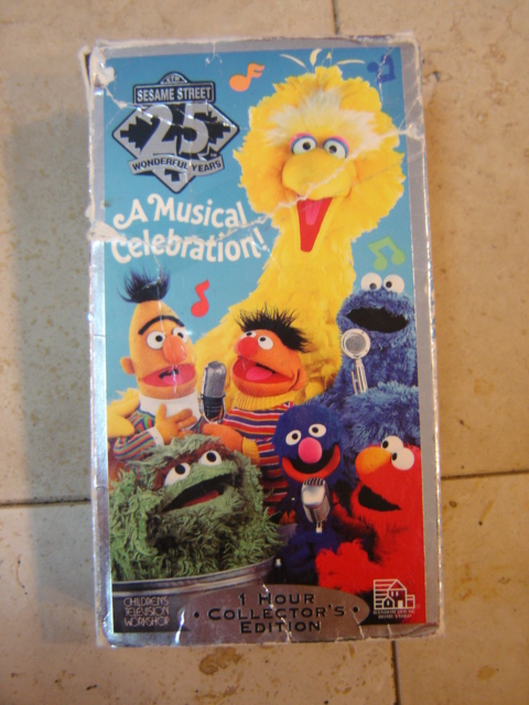 Sesame Street 25 Wonderful Years A Musical Celebration VHS Tape eBay