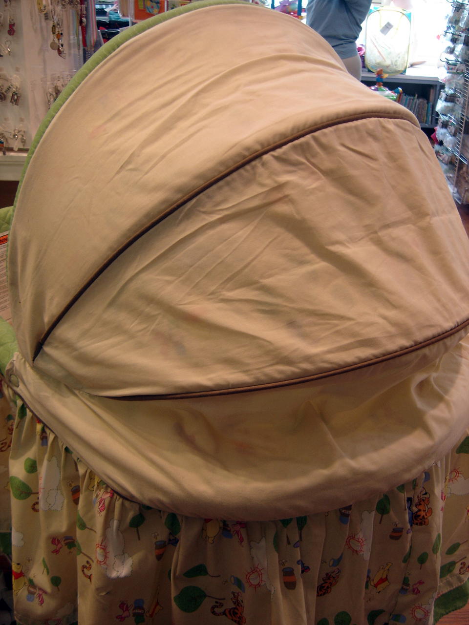 Delta Bassinet Happy Days Winnie The Pooh Canopy Replacement Part EBay