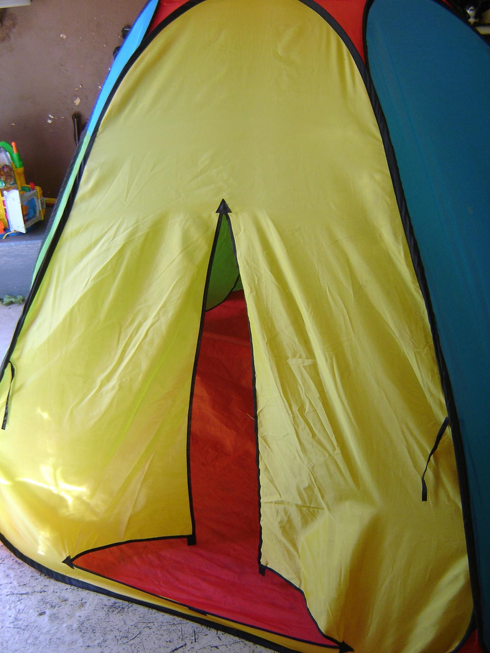 Playhut 6Sided Pop Up Tent and Tunnel Kids Camping eBay