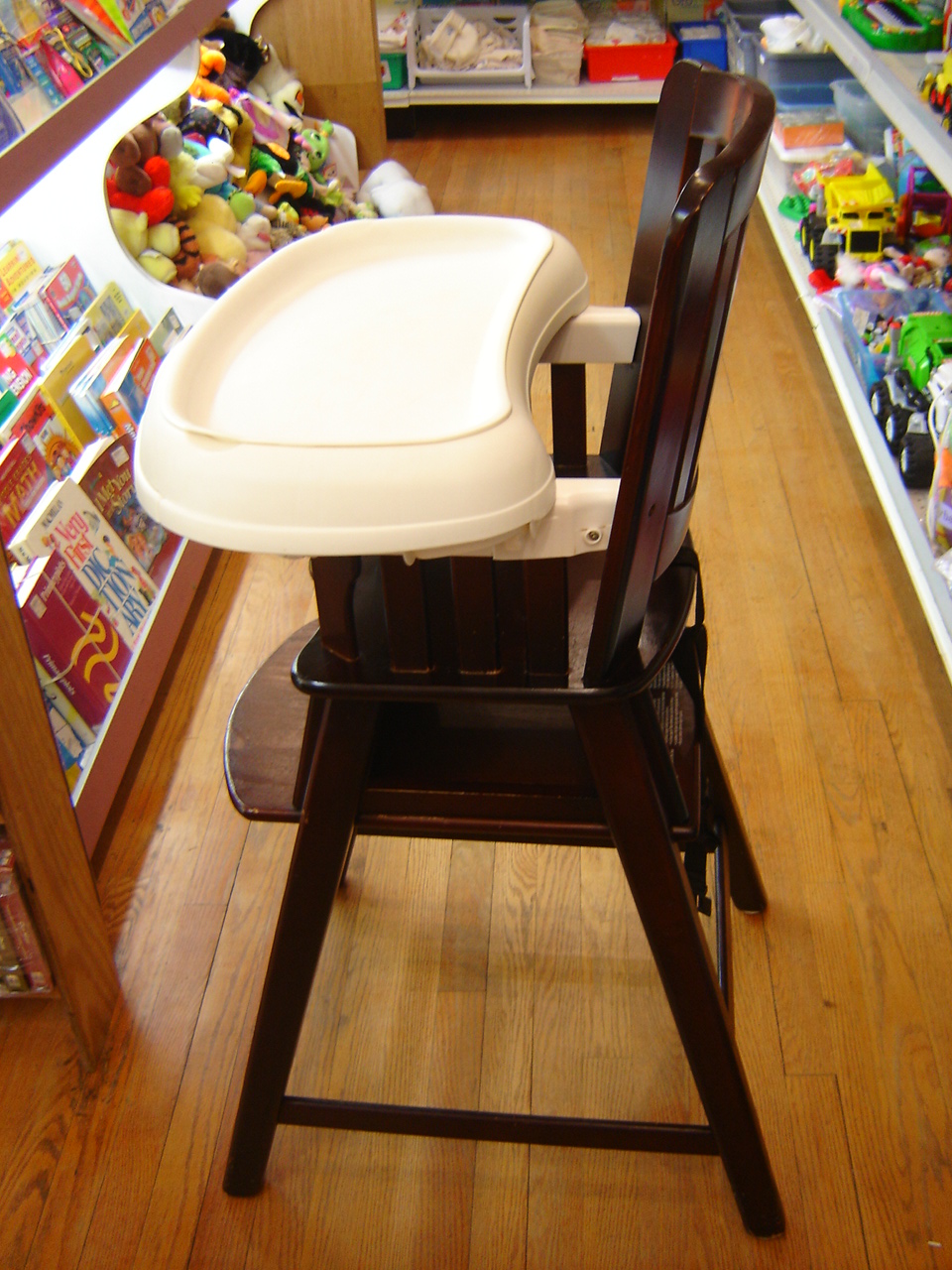 Eddie Bauer Wooden High Chair with Tray eBay