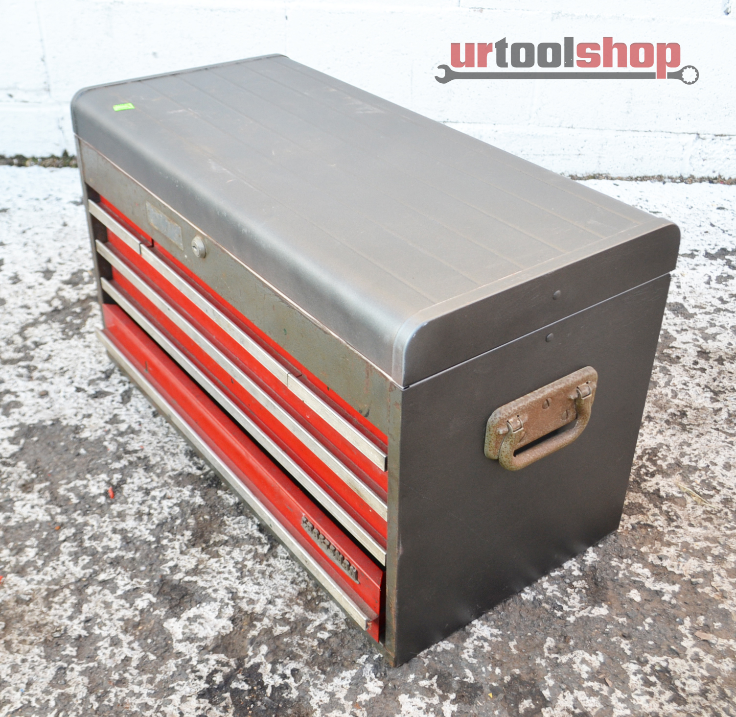 Vintage Craftsman 6 Drawer Top Box Tool Chest Grey Red 9572189 eBay