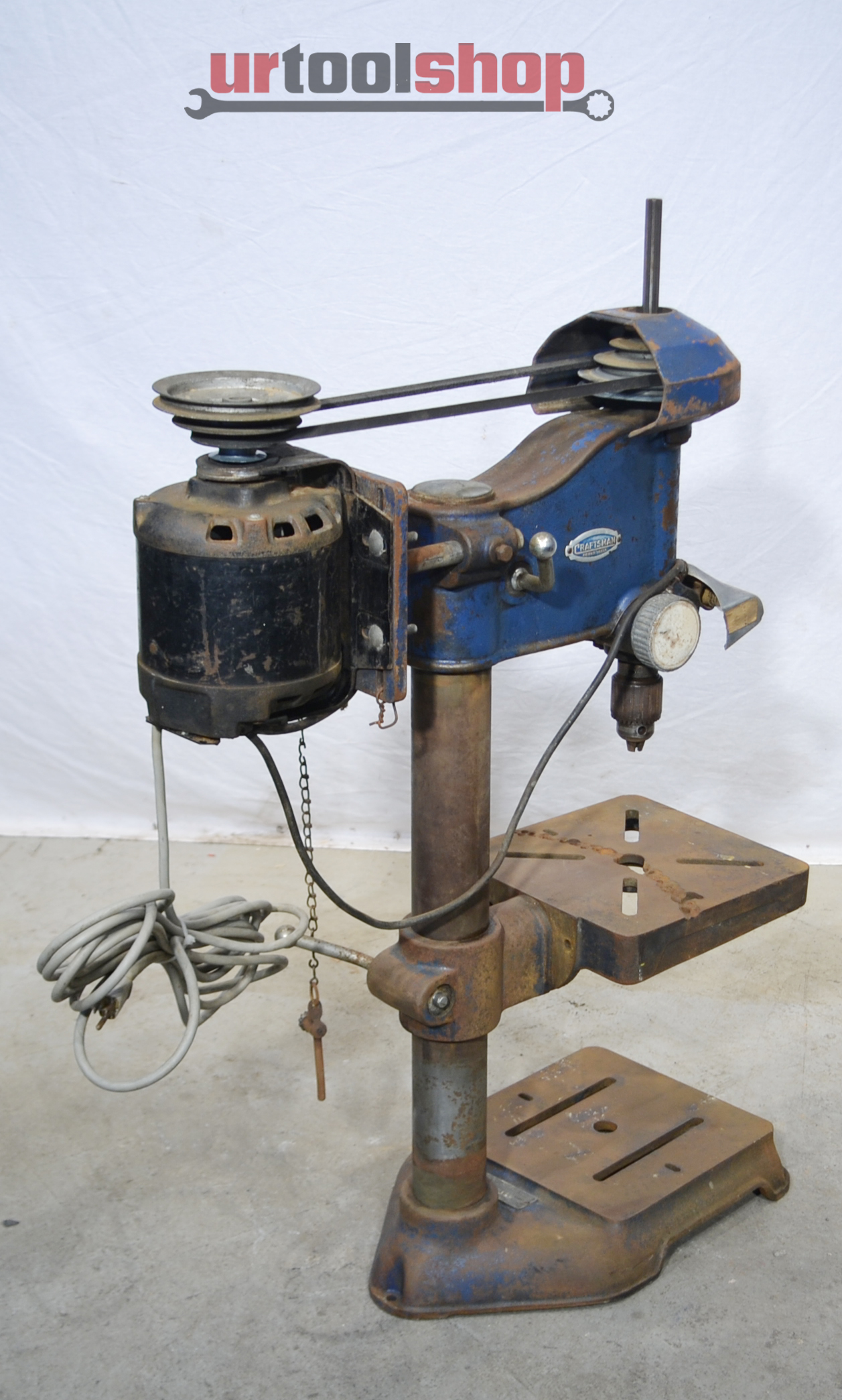 Vintage Craftsman Bench Drill Press Model 101.03622 94142