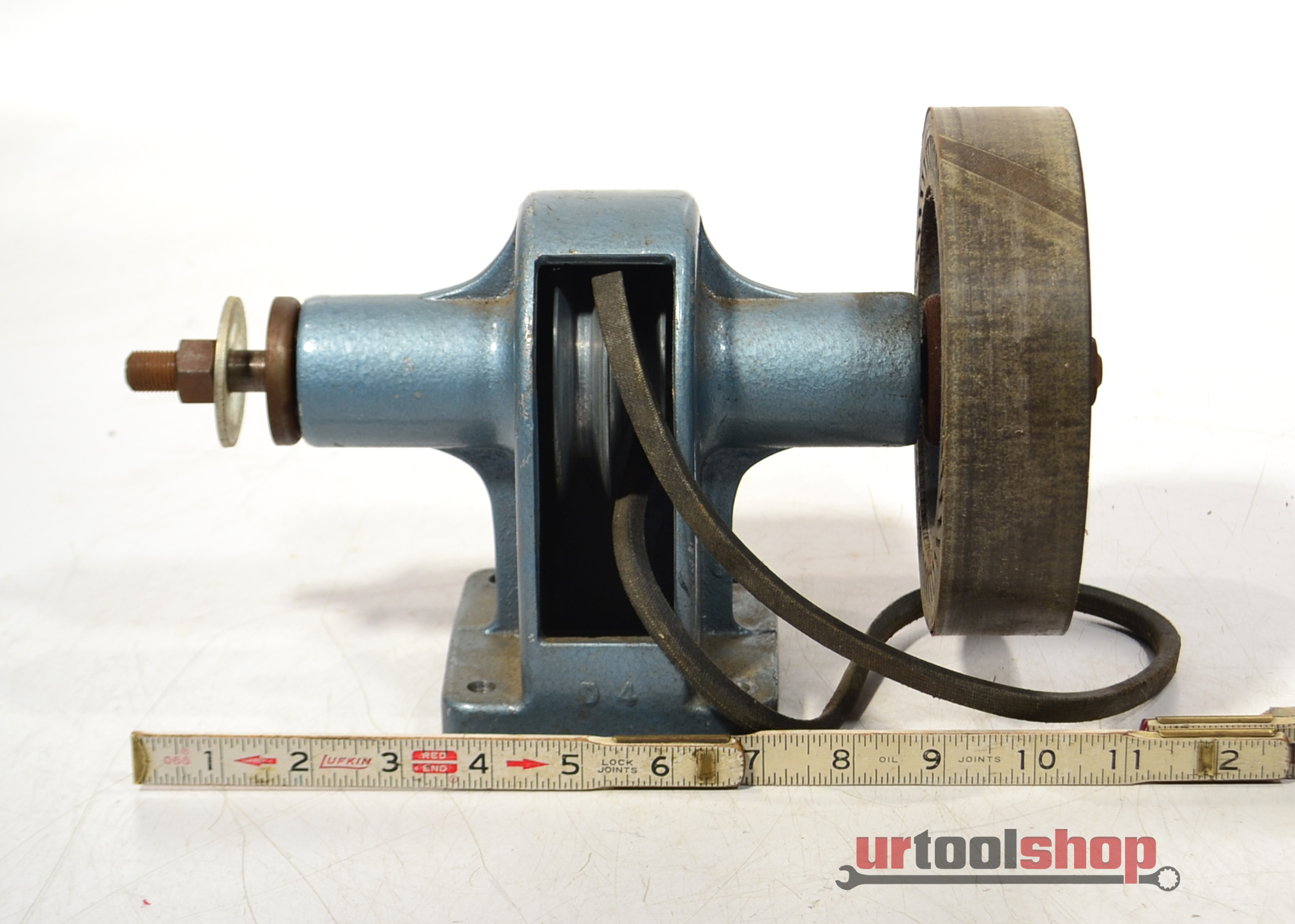 Poly Products D4 Lapidary Polisher Grinder Dual Arbor Belt Driven 923