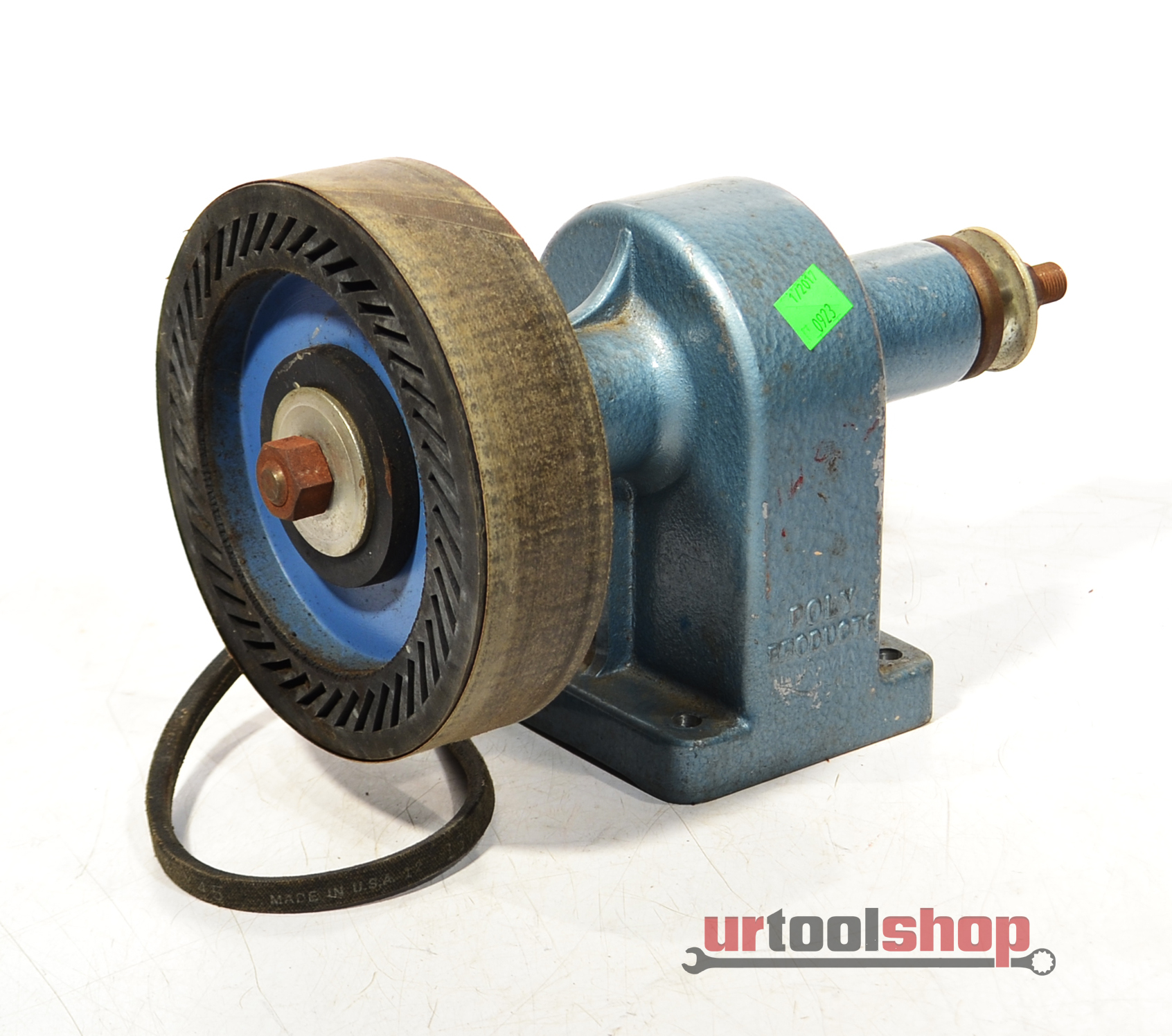 Poly Products D4 Lapidary Polisher Grinder Dual Arbor Belt Driven 923