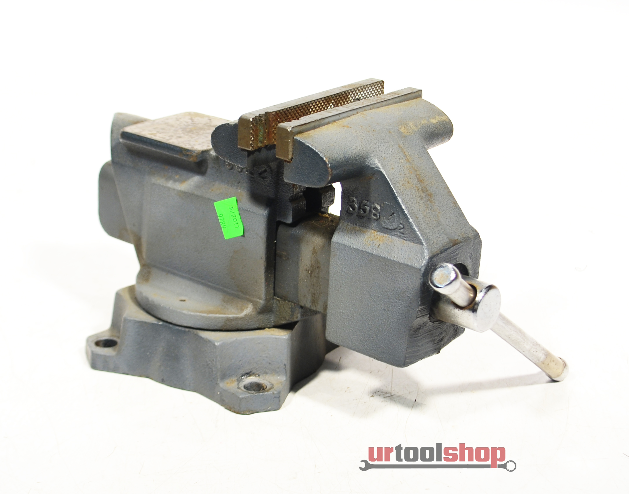 Craftsman Bench Vise 4" Opening x 4 1/2" Jaws 51854, Swivel Base 9289