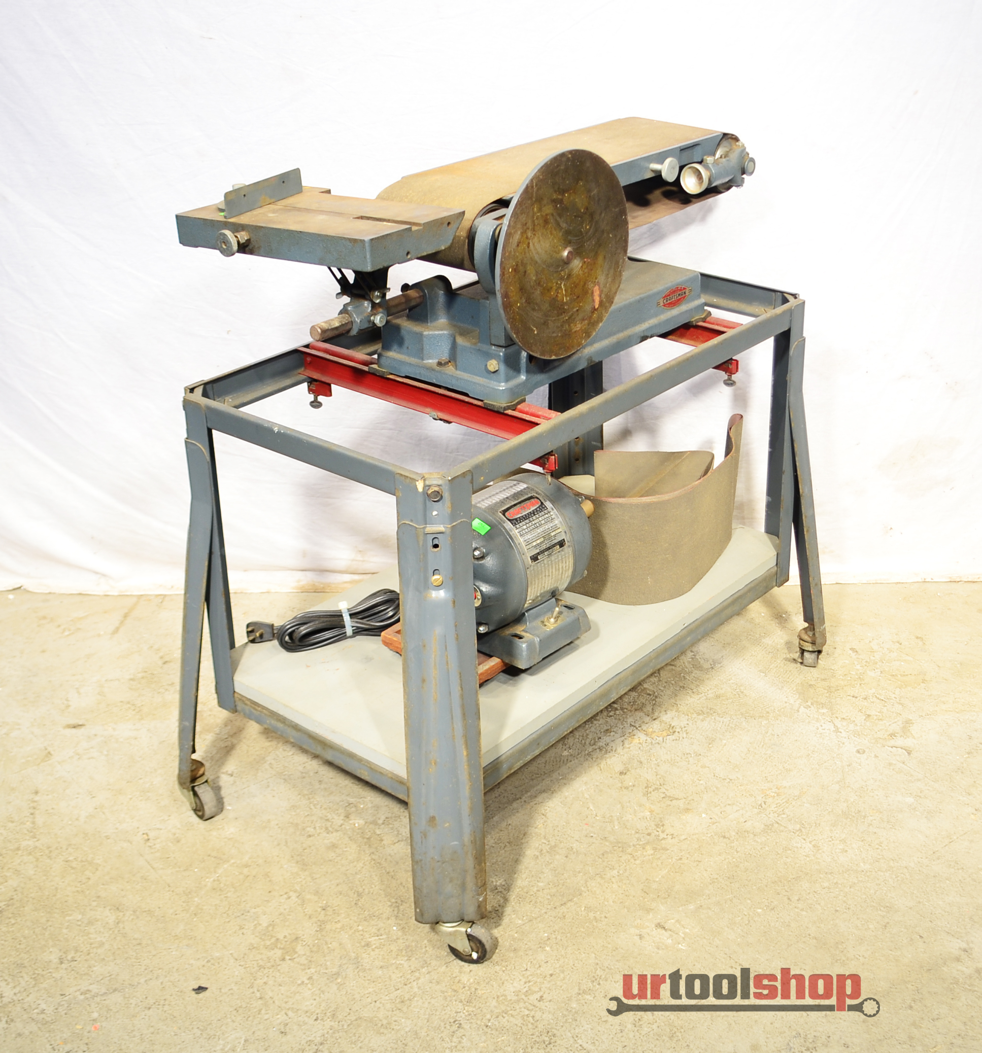Vintage Sears Craftsman 103.22350 Belt and Disk Sander 6" x 48" Belt 33672